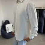 Modal Kumaş Ekru Gömlek