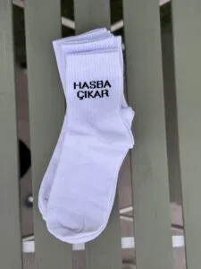 Kibris Hasba Çikar Tenis Çorap