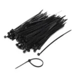 Bosi Klips Plastik Cırtlı Siyah