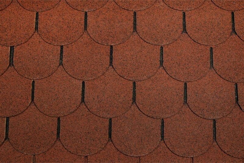 Çukurova Shingle Yuvarlak Model Kırmızı Pk=2.61M2 (M2 FIYATIDIR)