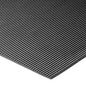 Lastik Levha Tırtırlı 1 MT X 3MM