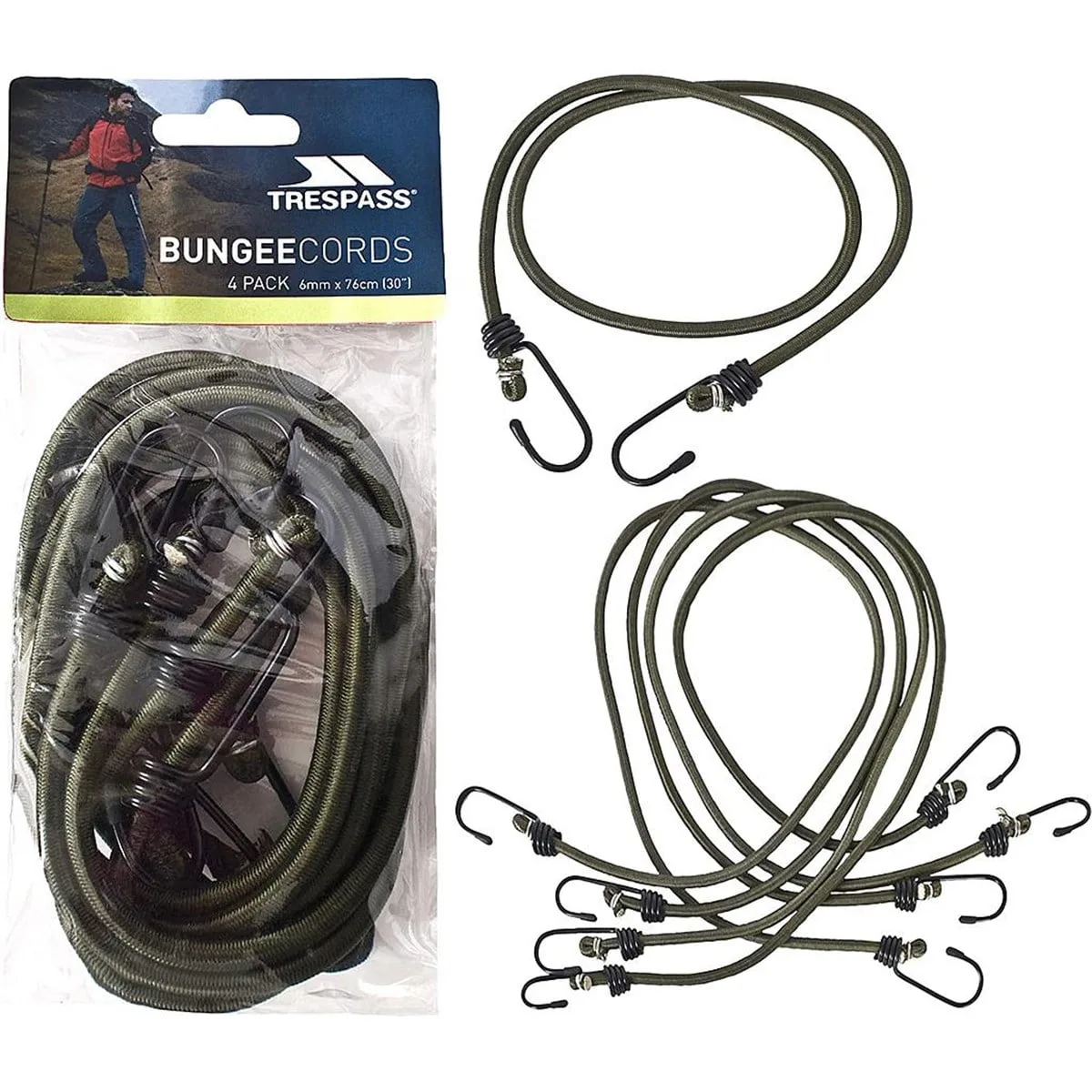 Lastik Kayış Bungee Cord (4Adet/Paket)