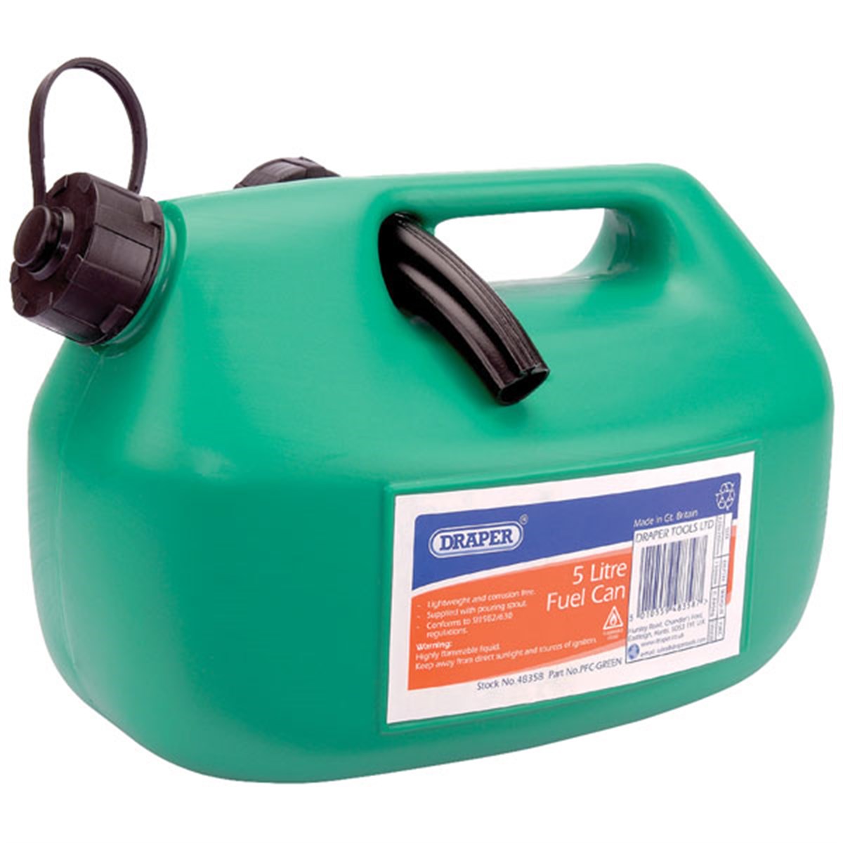 Draper Benzin Bidonu 5 Litre