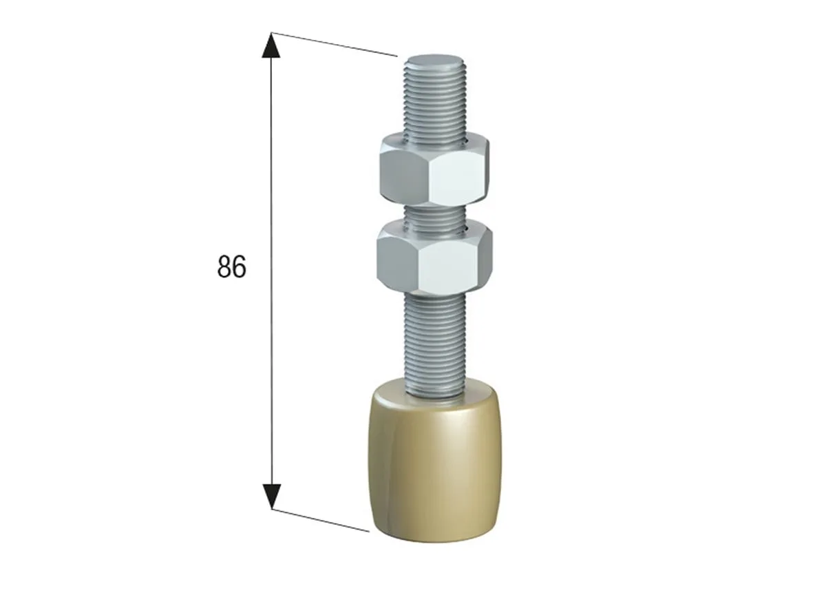 Ağır Kapı Rayı Klavuzu Damaklı Pimi