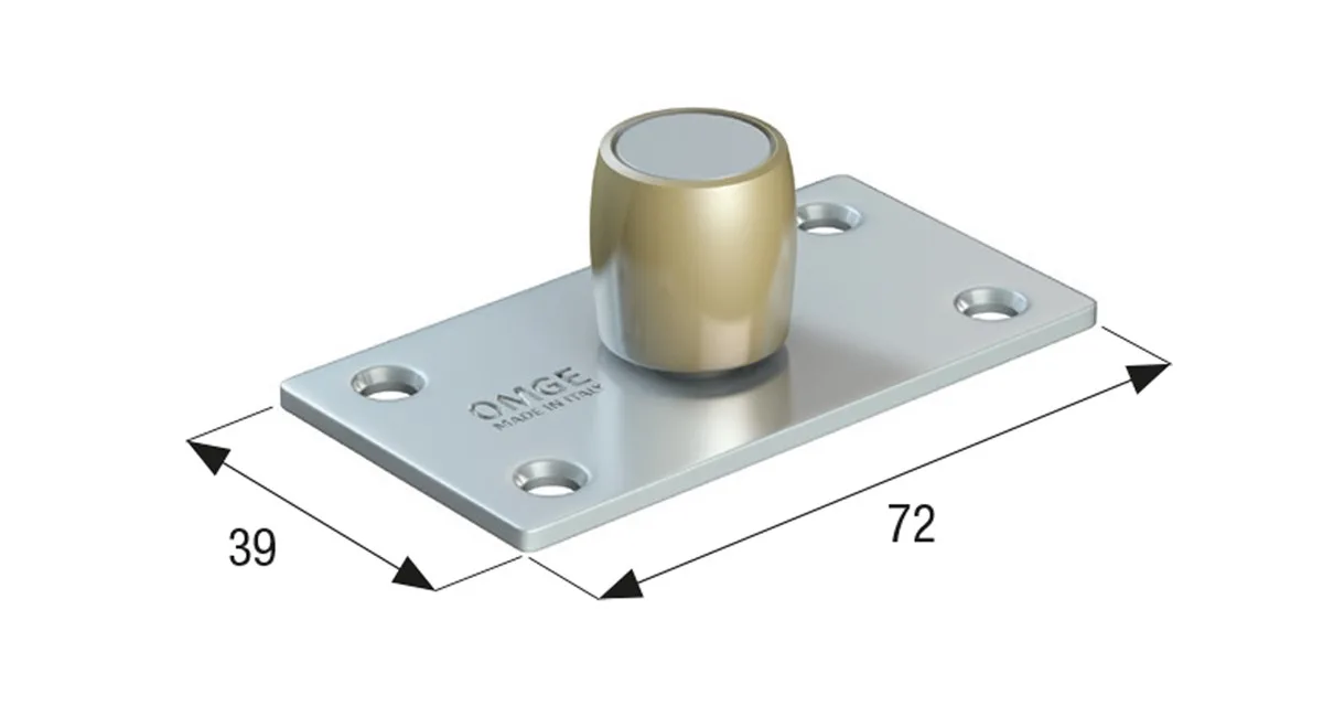 Ağır Kapı Rayı Klavuzu U Tipi Pimi