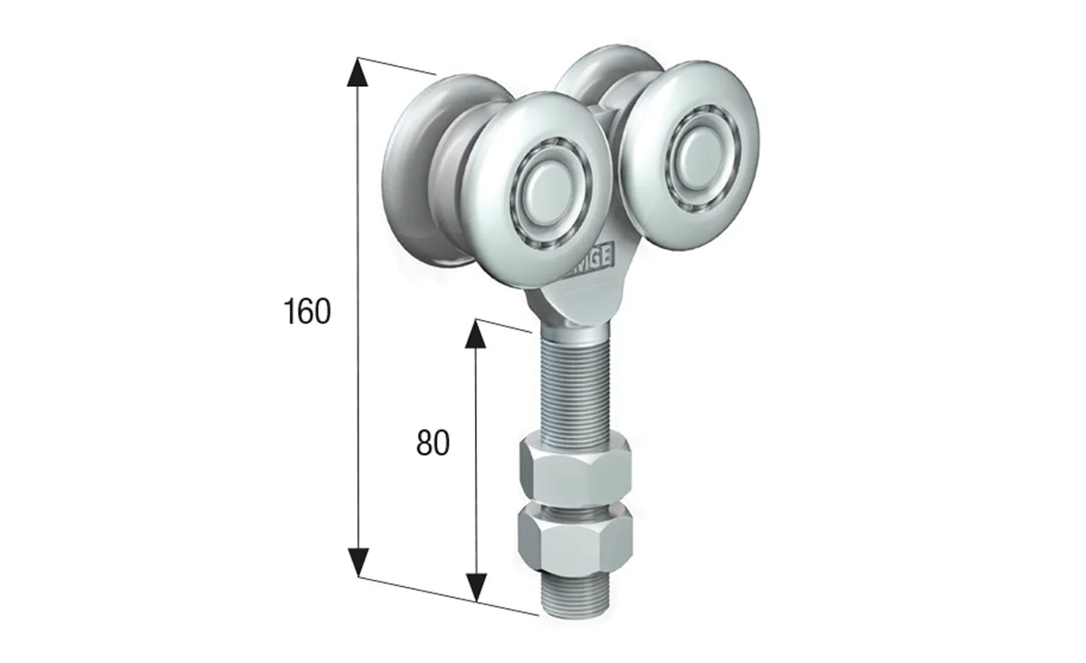 Ağır Kapı Rayı Tekerleği 380KG