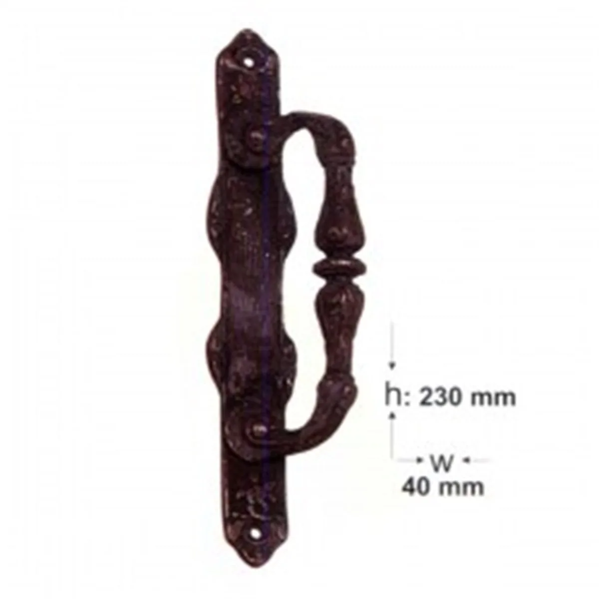 Yılmaz Bronz Çekme Kol Oksit 23.5CM