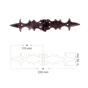 Yılmaz Bronz Mentese Yonsuz Dövme Oksit 21.5CM
