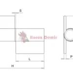 Max Demir Kapı Menteşesi Tek Kat Saç