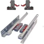 Samet Push Open Tam Açılım Frenli Çekmece Rayı