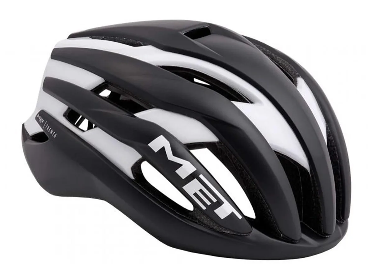 Met Kask Trenta Siyah Beyaz M