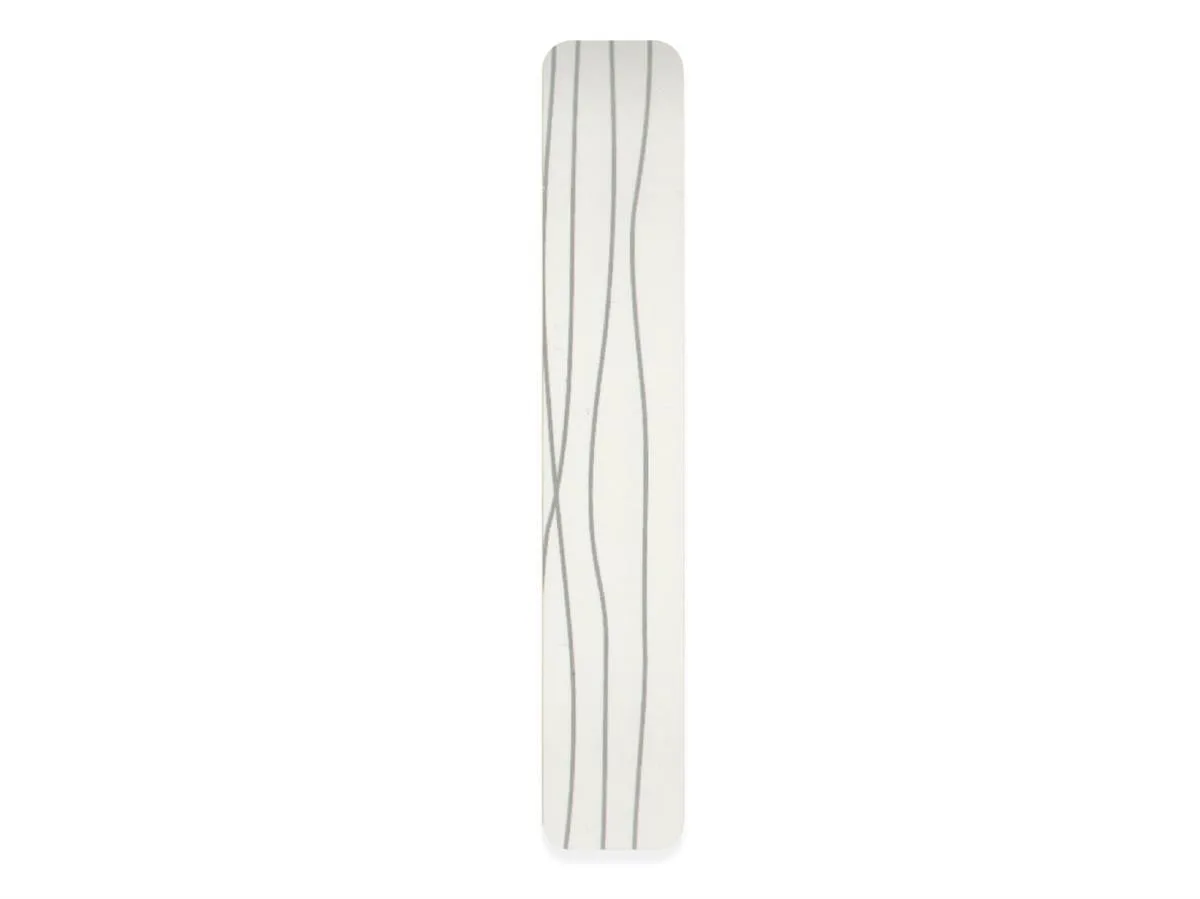 PVC Kenar Bandı Highgloss 0.80X22MM Beyaz Gümüş Çizgili (1MT fiyatı)