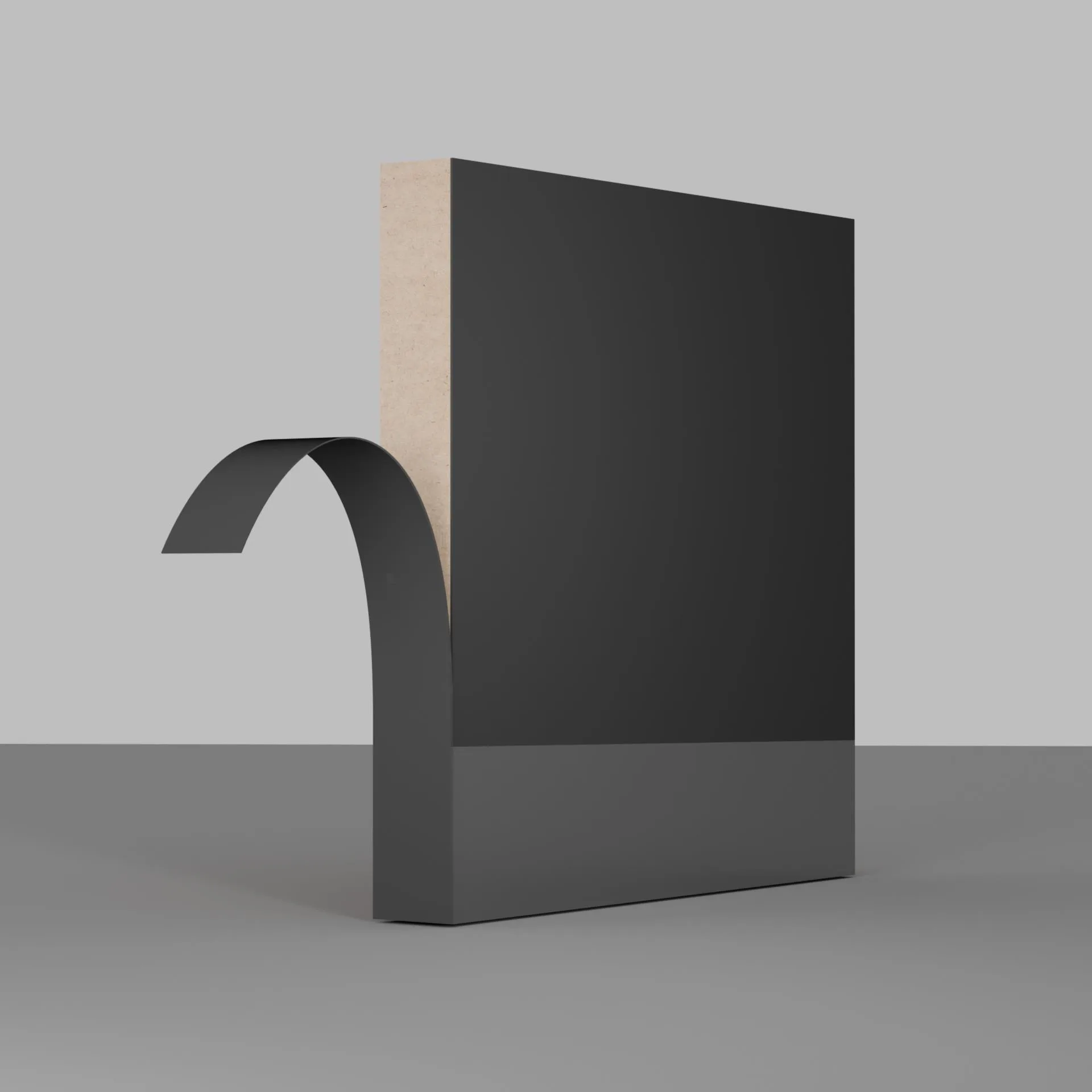 PVC Kenar Bandı Highgloss 0.80X22MM Bazalt Gri (1MT fiyatı)