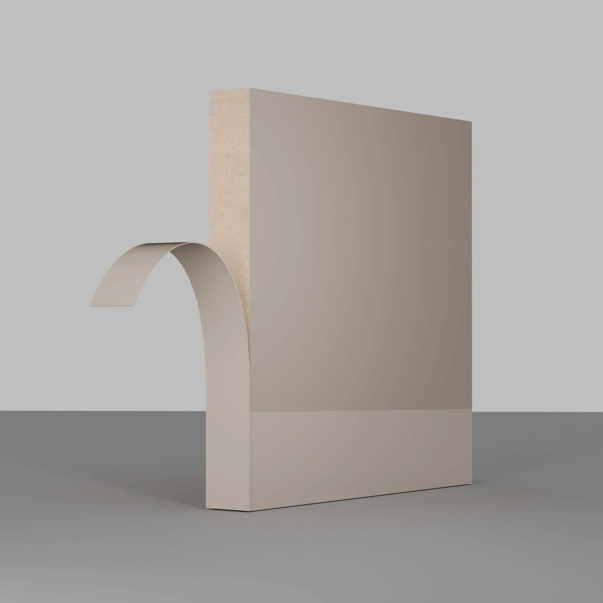 PVC Kenar Bandı Mat 0.80X22MM Pastel Bej (1MT fiyatı)