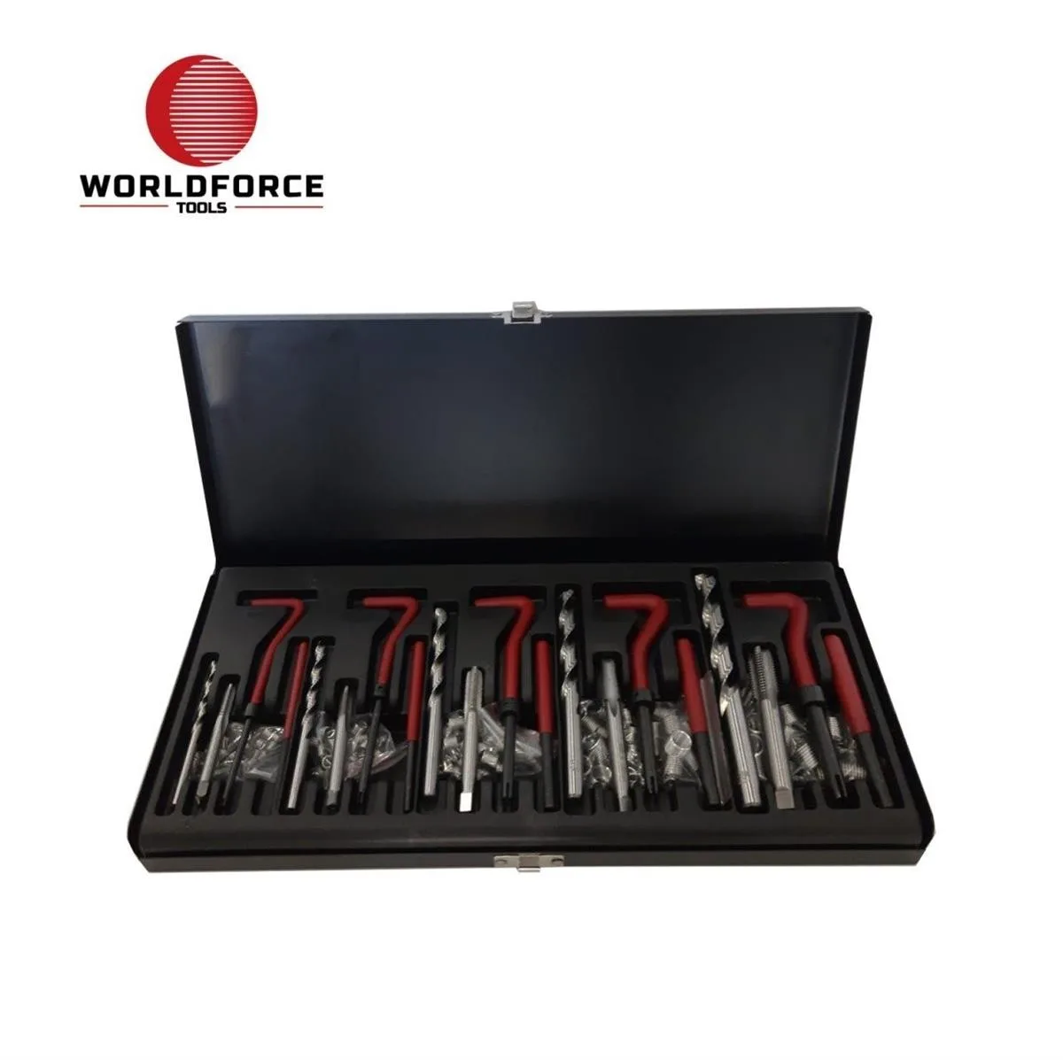 World Force Vida Tamir Seti (Helicoil) 131 PC (M5X0.8,M8X1.25,M10X1.5,M12X1.75)