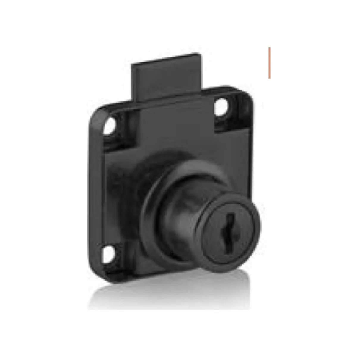 Canex Çekmece Kilidi Kare 22MM Siyah