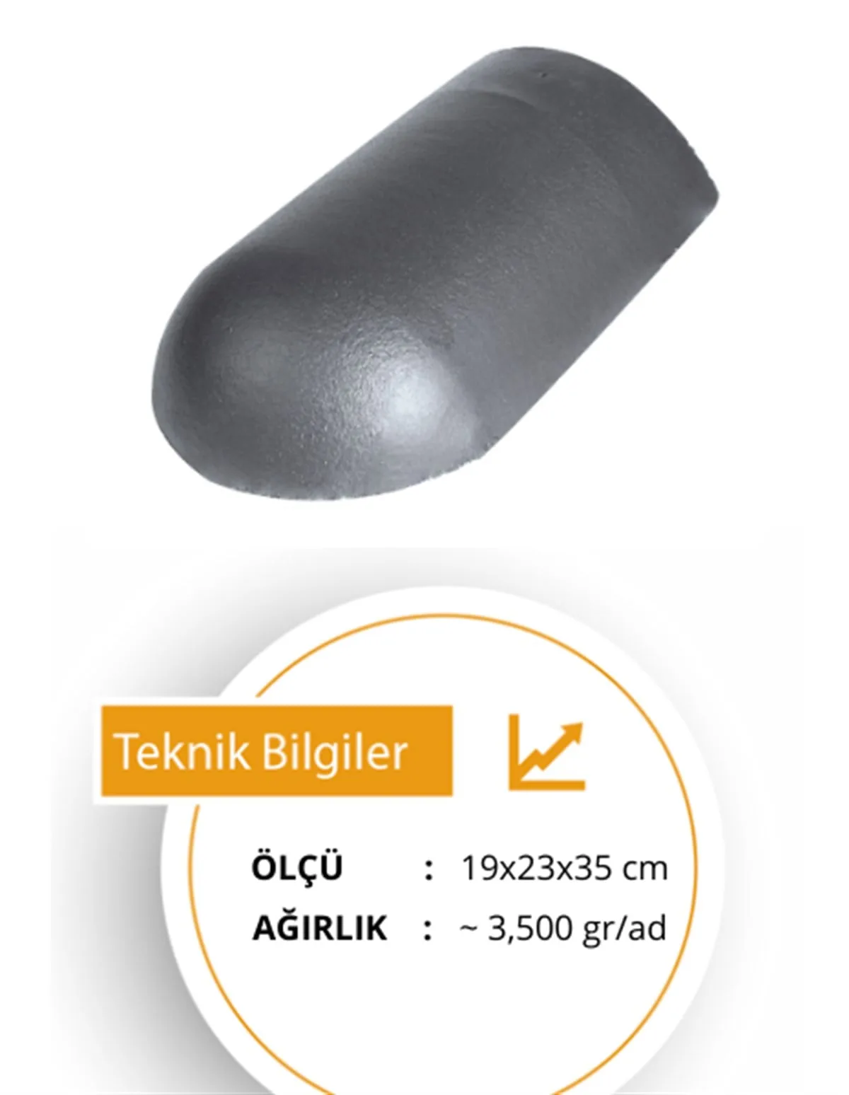 Max Güneş Beton Kiremit Mahya Sonlandırma