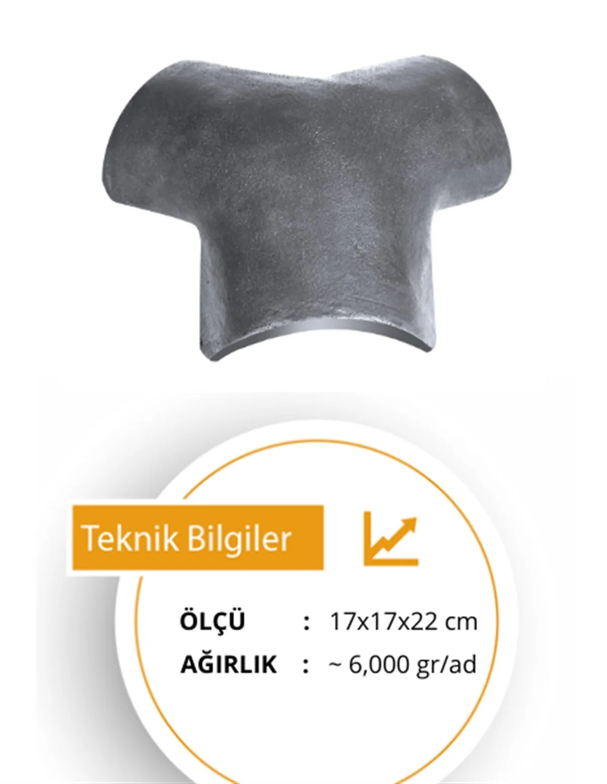 Max Güneş Beton Kiremit Üç Yollu Mahya