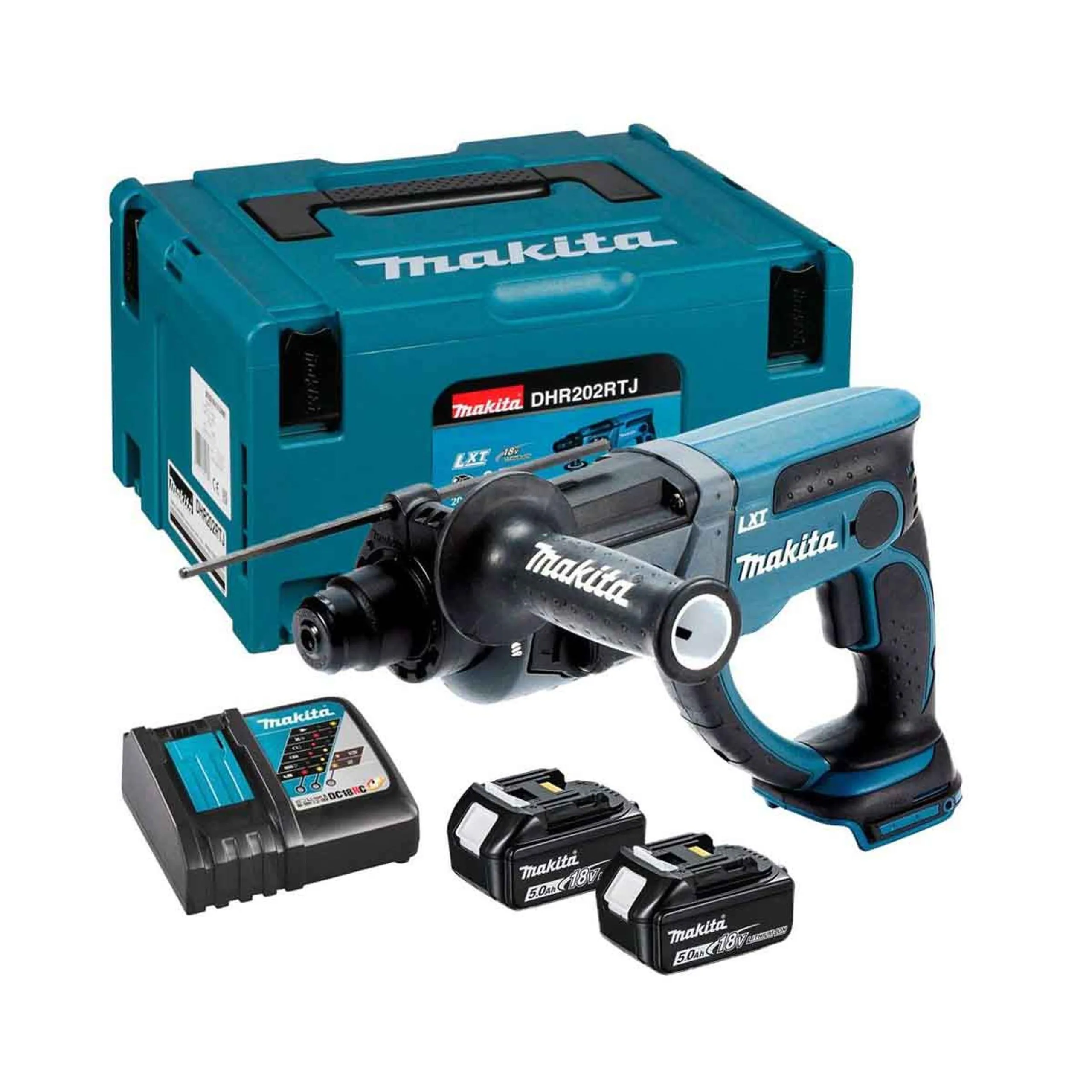Makita Kırıcı Delici Akülü 18V (2X5Ah Akü+Şarjer+Çanta)