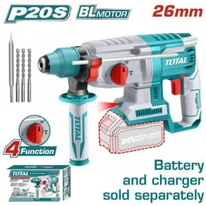 Total Akülü Matkap Kırıcı/Delici 20V SDS-MAX 26MM (Sadece Alet)