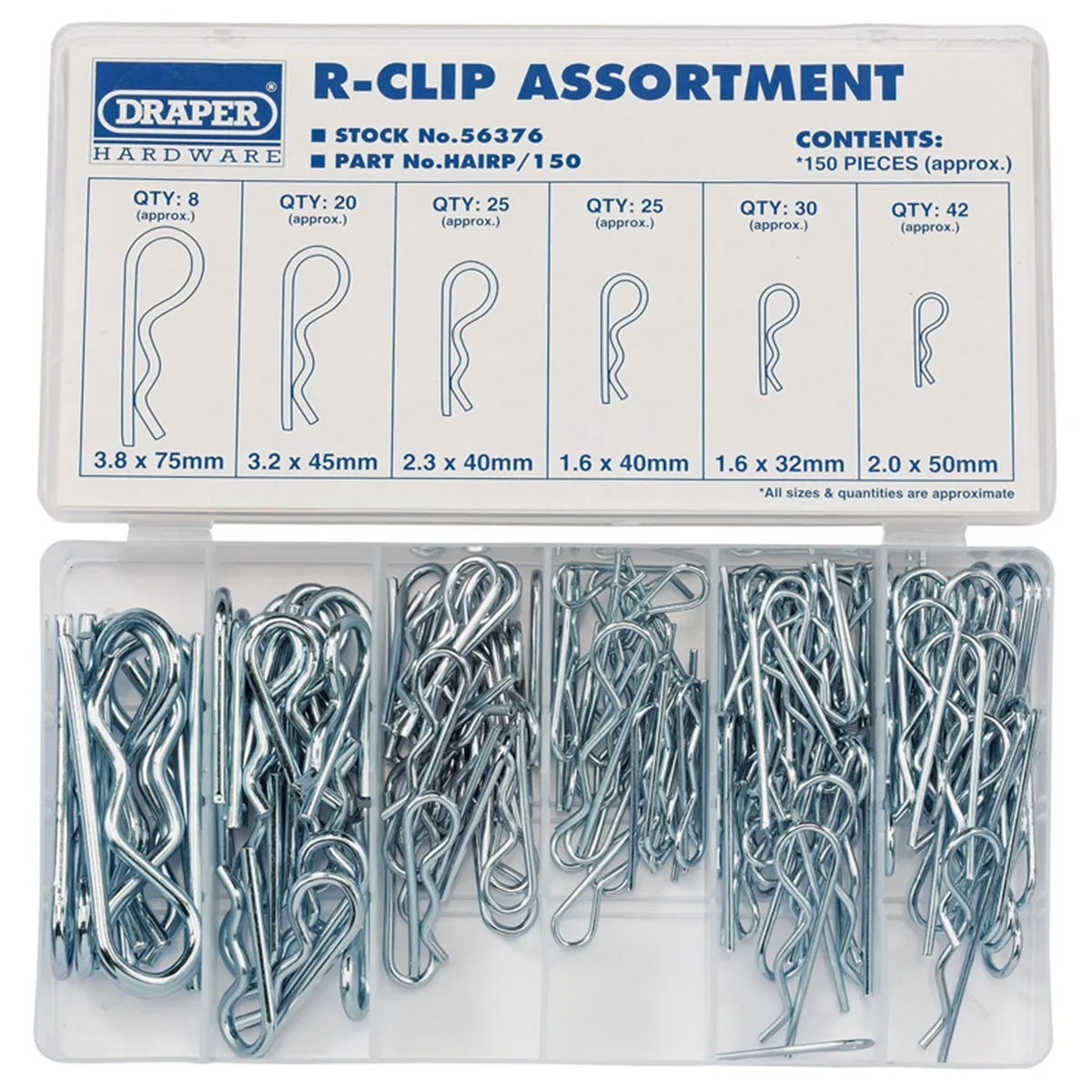 Draper R Klips Seti 150 Parça