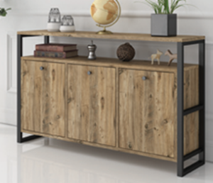Independent Konsol Atlantik Çam 120CMx72CMx30CM