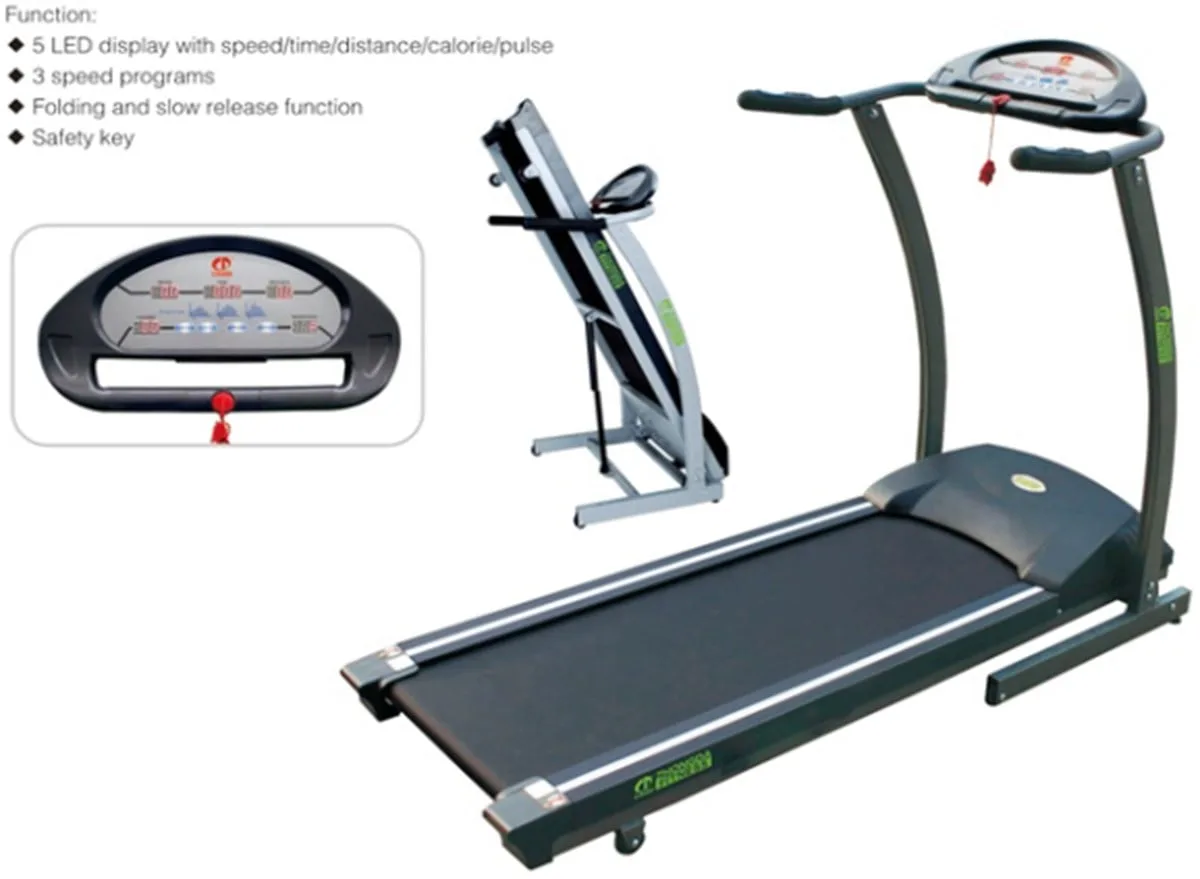 Power Koşu ve Yürüyüş Bandı Bilgisayarlı 0.8-12KM/SAAT 1.5HP