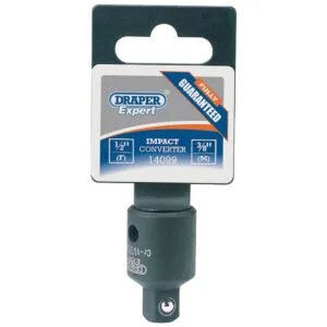 Draper Lokma Adaptörü Darbeli 1/ 2 Dişi X 3/ 8 Erkek