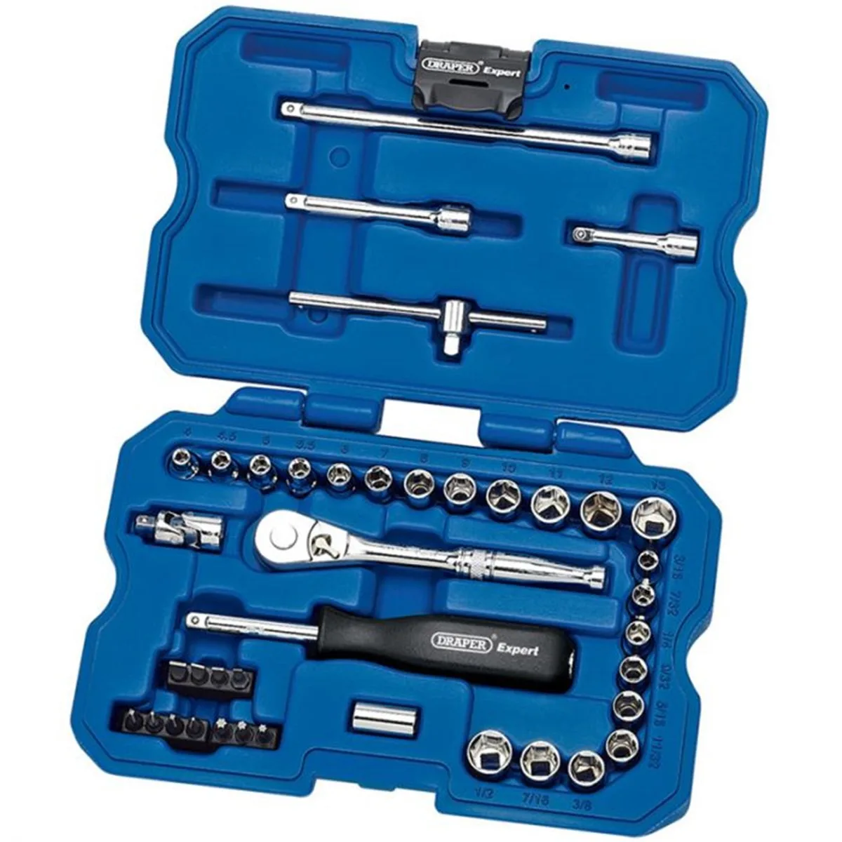 Draper Lokma Anahtar Seti 6 Köşe 40 Parca 1/ 4''
