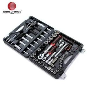 World Force Lokma Takımı 114 Parça S-Ultra 1/4''-1/2'' Uzatmalı Cırcır