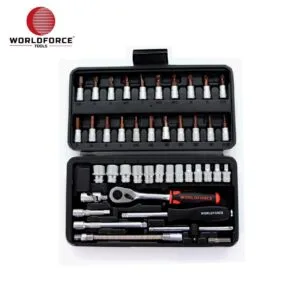 World Force Lokma Takımı 46 Parça S-Ultra 1/4''