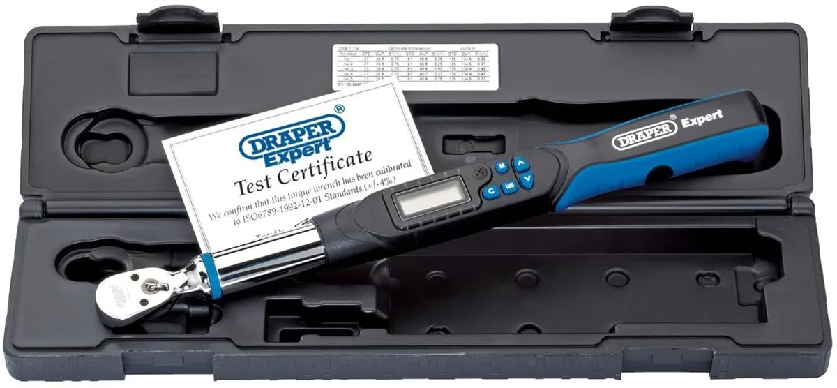 Draper Lokma Kolu Torx Dijital 3/8 27-135NM