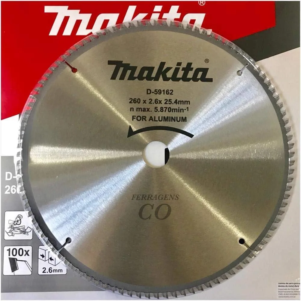 Makita Testere Daire Aleminyum 260X30MM 100Diş