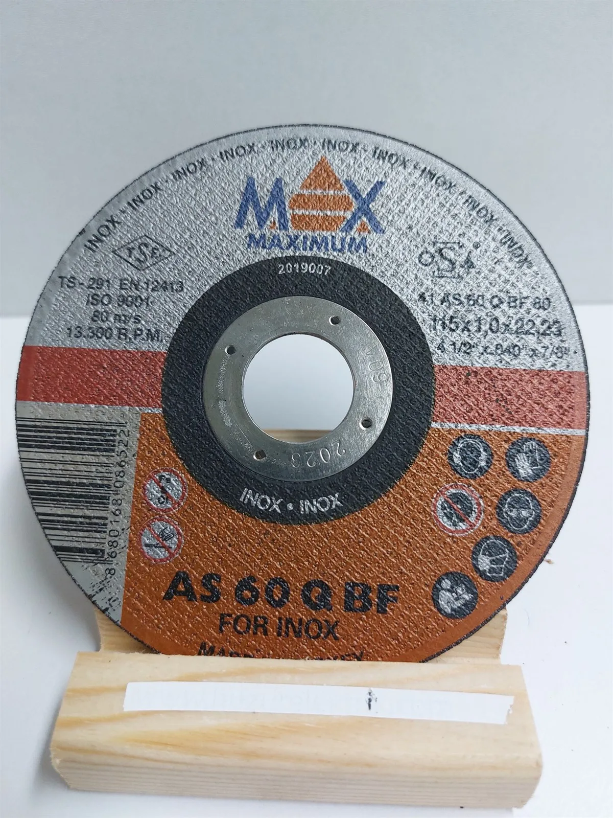 Max-SF Metal Kesici İnox Süper İnce 115MMX1MMX22.23MM T 41 Flat