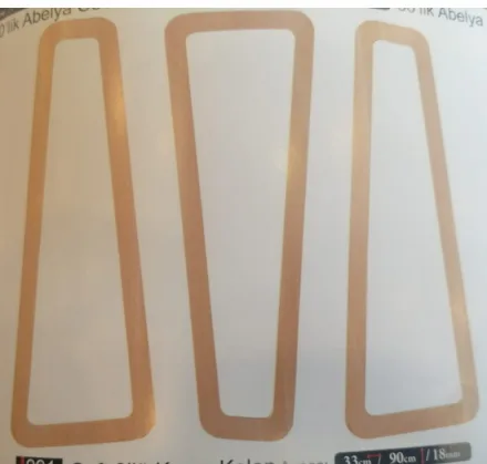 Ahşap Ayna Çercevesi SOFT 3 Lü 33CMX90CM