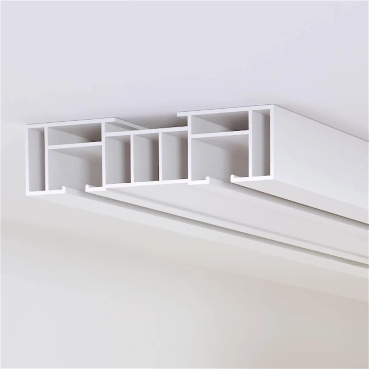 Perde Rayı Plastik Üçlü