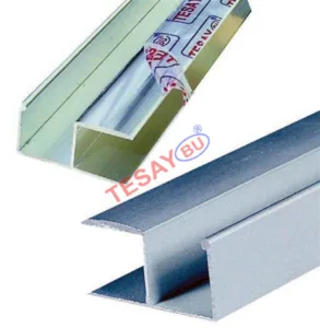 Tesay Alüminyum H Kenar Kulp 2.5mt