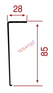 Tesay Stor Alınlık 3mt