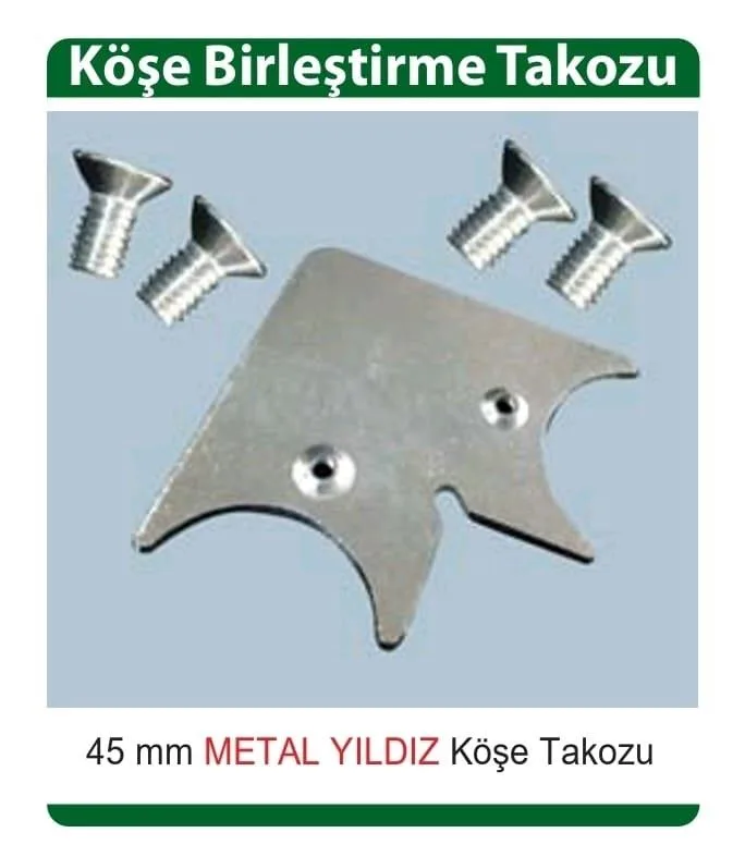 Üstün Metal Kose Takozu Yıldız