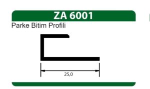 Üstün Parke Bitim Profili  2.70 Metre Mat Krom