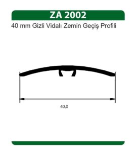 Üstün Parke Geçiş Profili 2.70 Metre Mat Krom