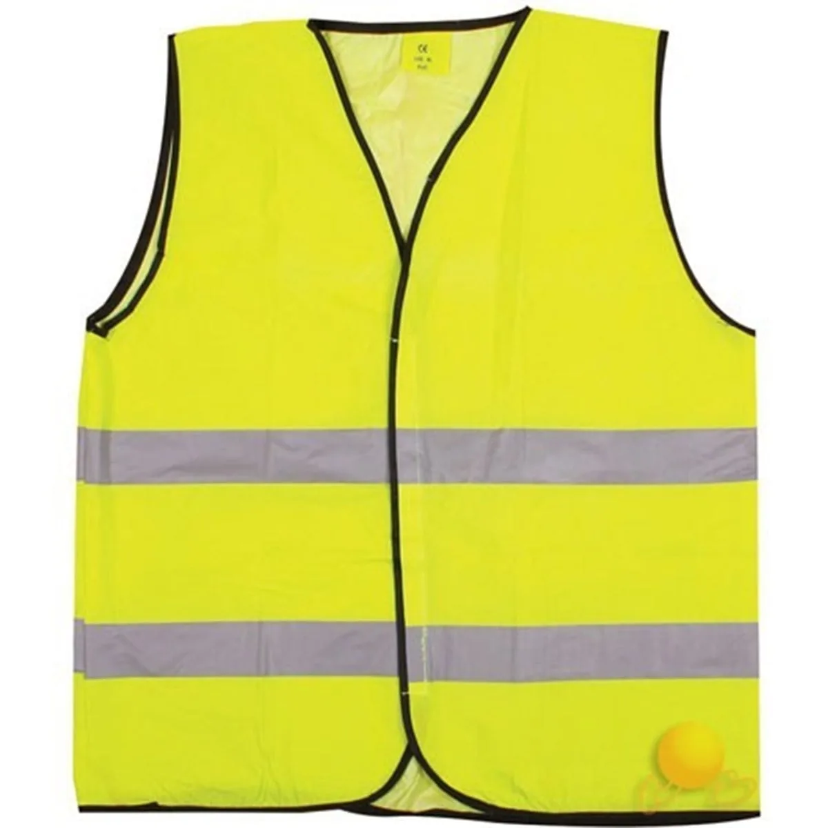 Max Yelek 2 Şerit Fosforlu Sarı