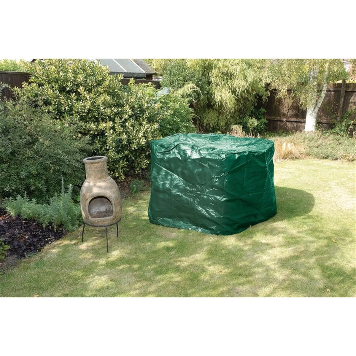Draper Bahçe Mobilya Kılıfı Yeşil Yuvarlak 1500X900MM