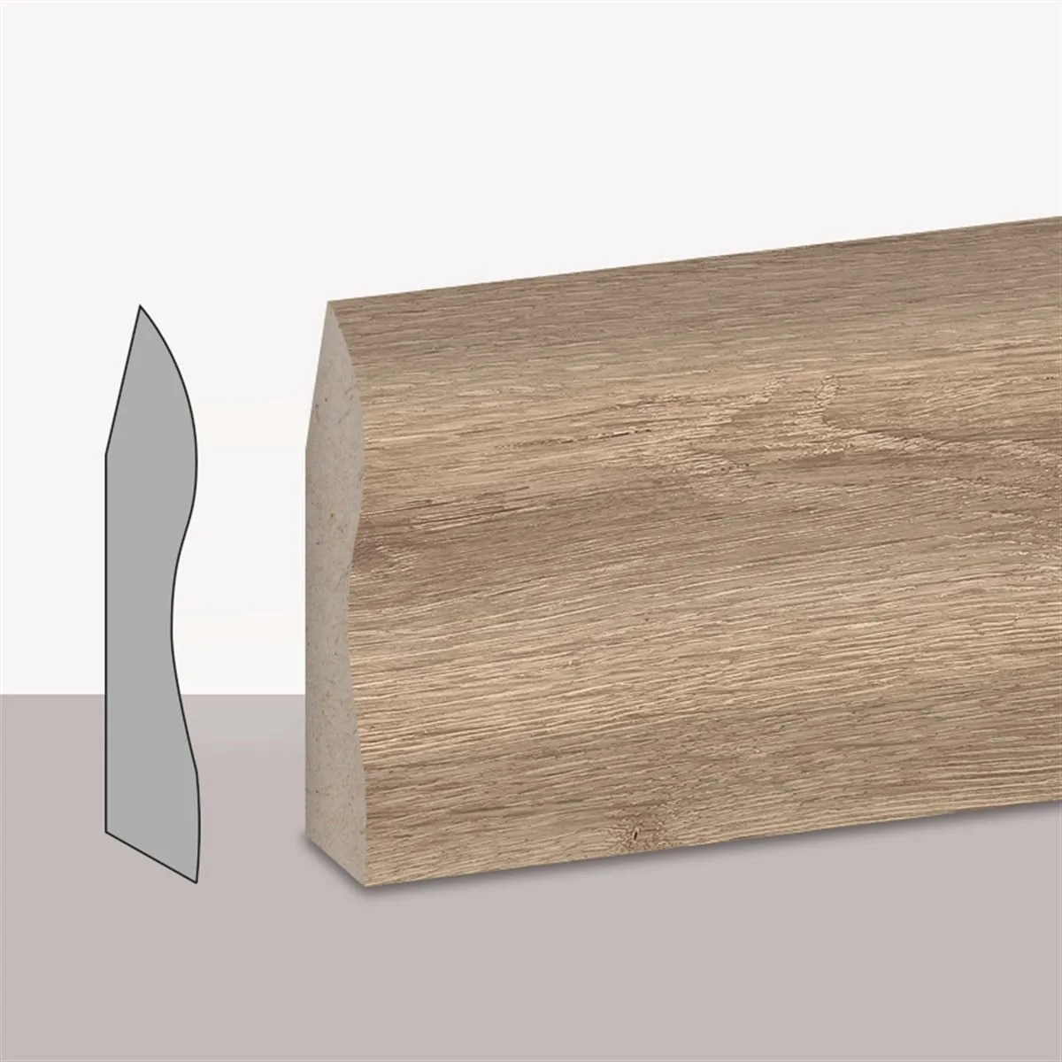 Süpürgelik 6CMX2.80MT Akasya