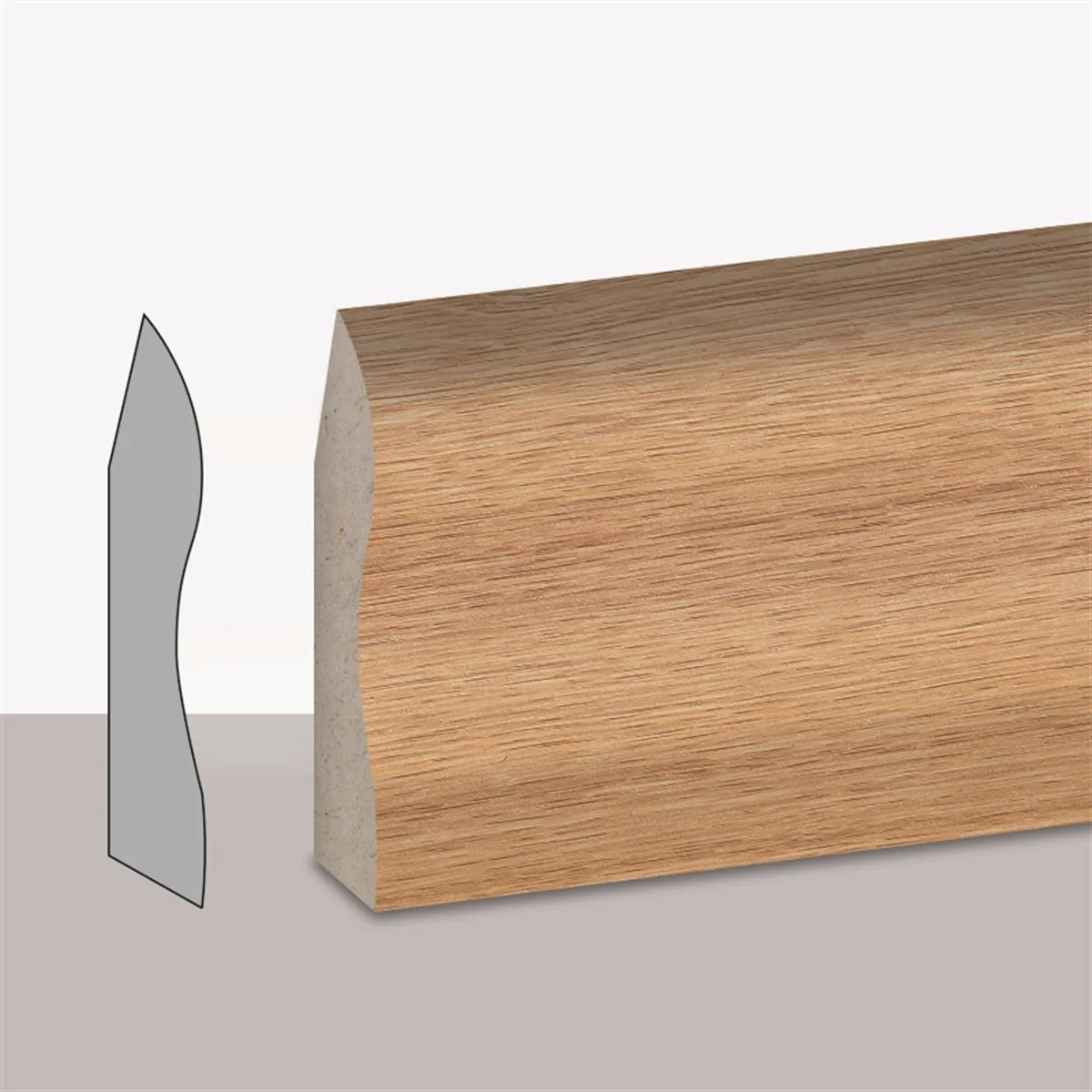 Süpürgelik 6CMX2.80MT Meşe