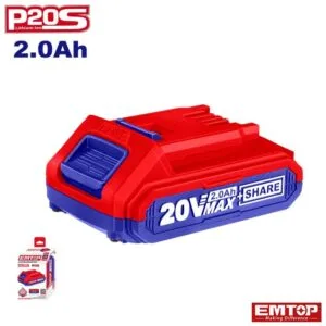 Emtop Pil Li-Ion 20V 2 Ah Icin