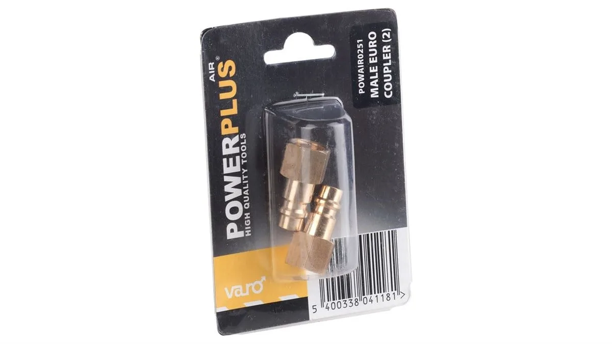 Powerplus Rektuş Parcası Rekor Ucu Dişi+Erkek 1/4''