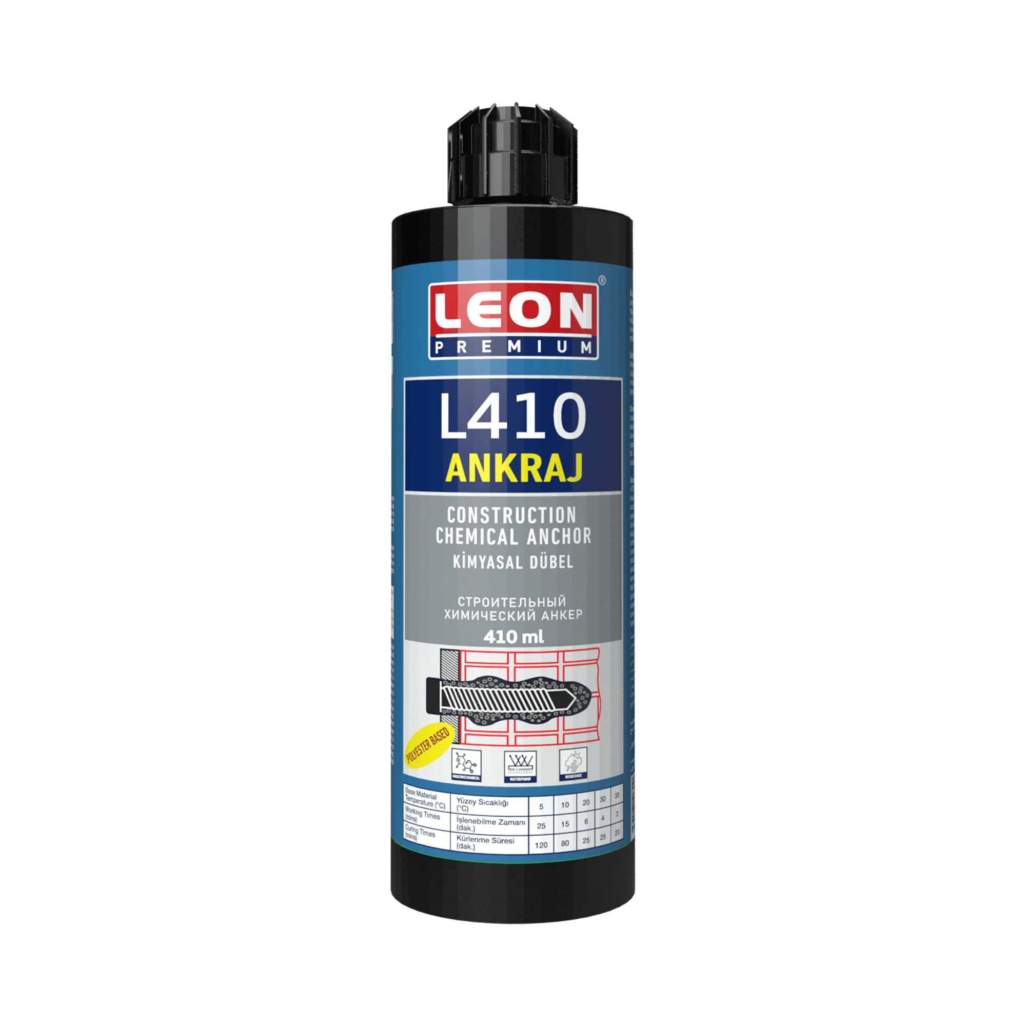 Leon Kimyasal Dubel Polyester Esaslı 410ML