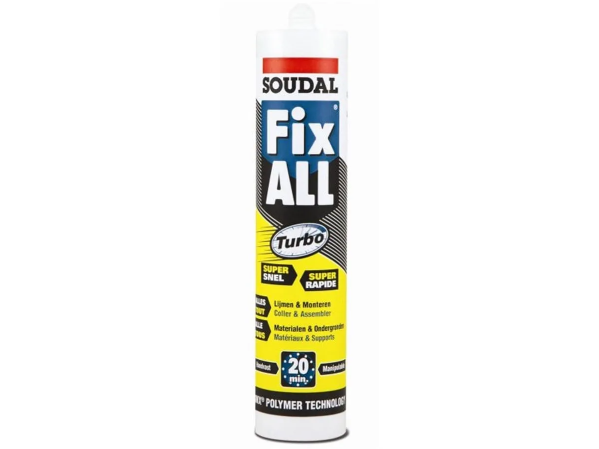Soudal Silikon Islak Yüzeylerde Güçlü Yapıştırıcı Beyaz 290ML