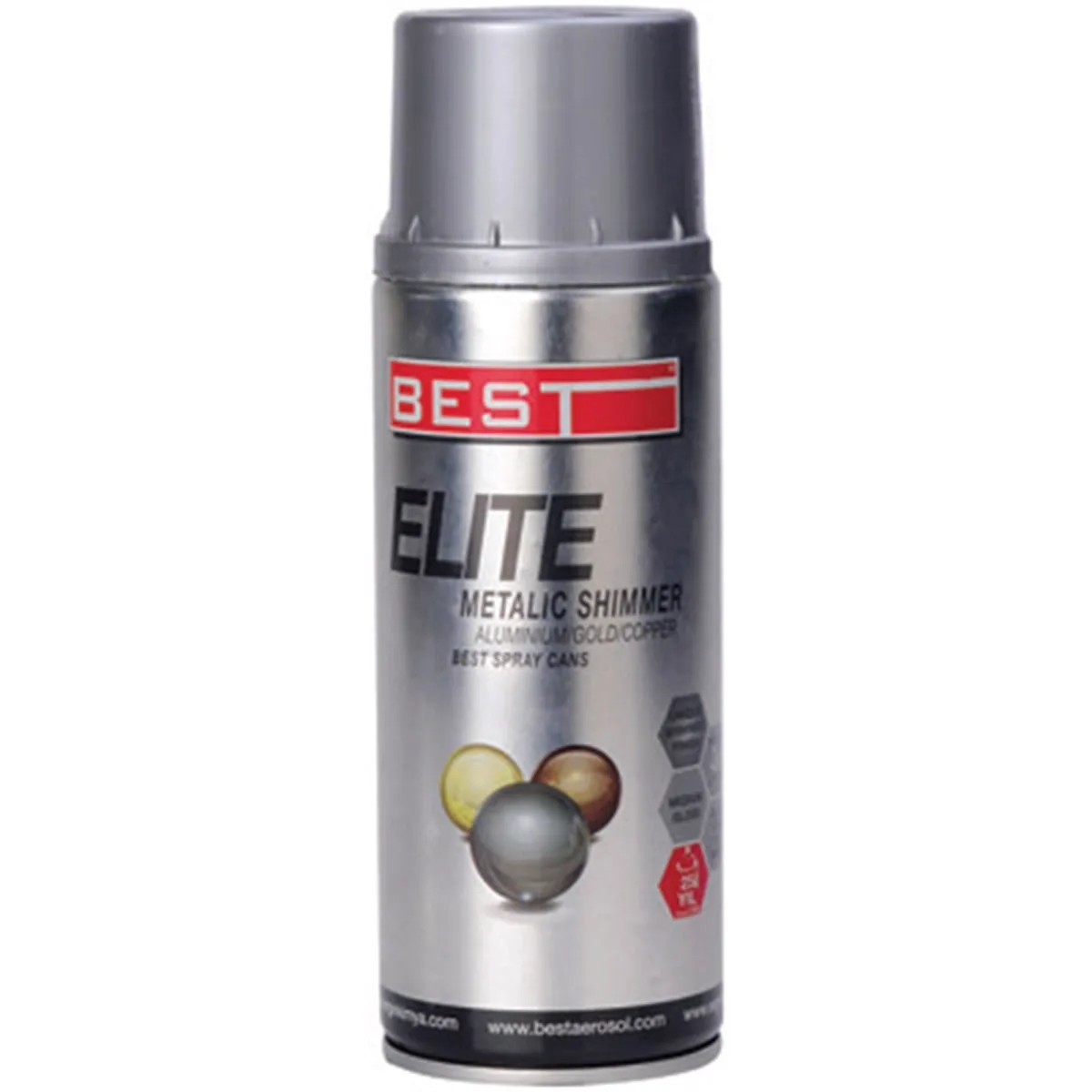 Best Sprey Boya Aleminyum Parlak Metal 400 ML Elite